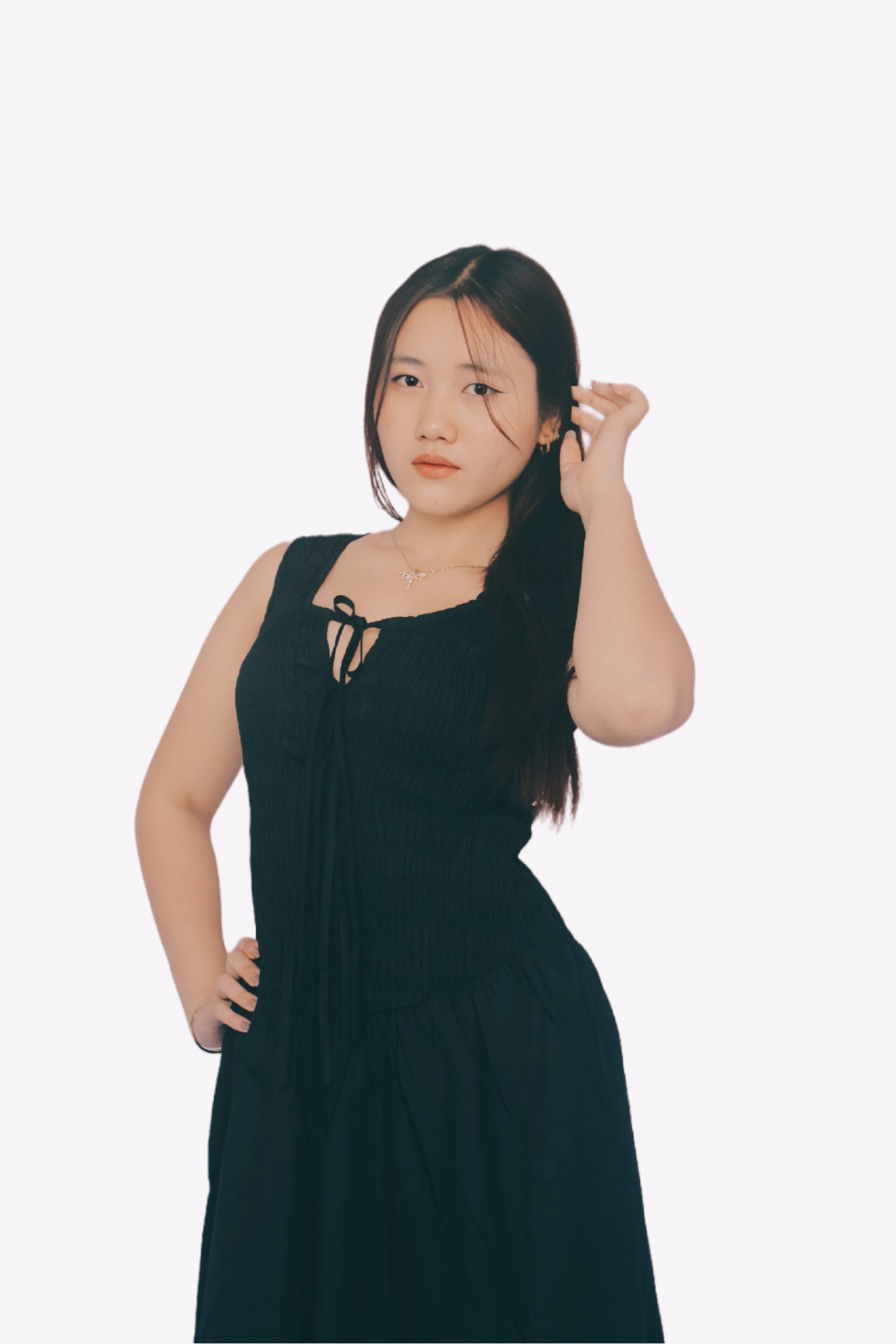 Waist Maxi Dress