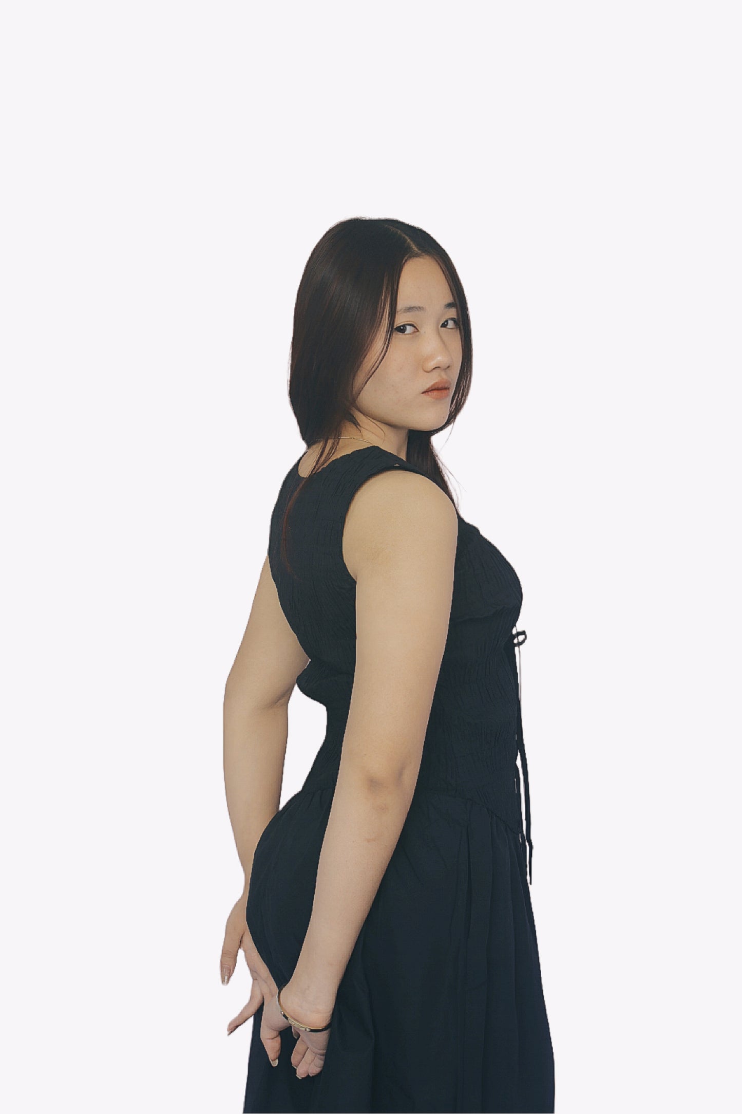 Waist Maxi Dress