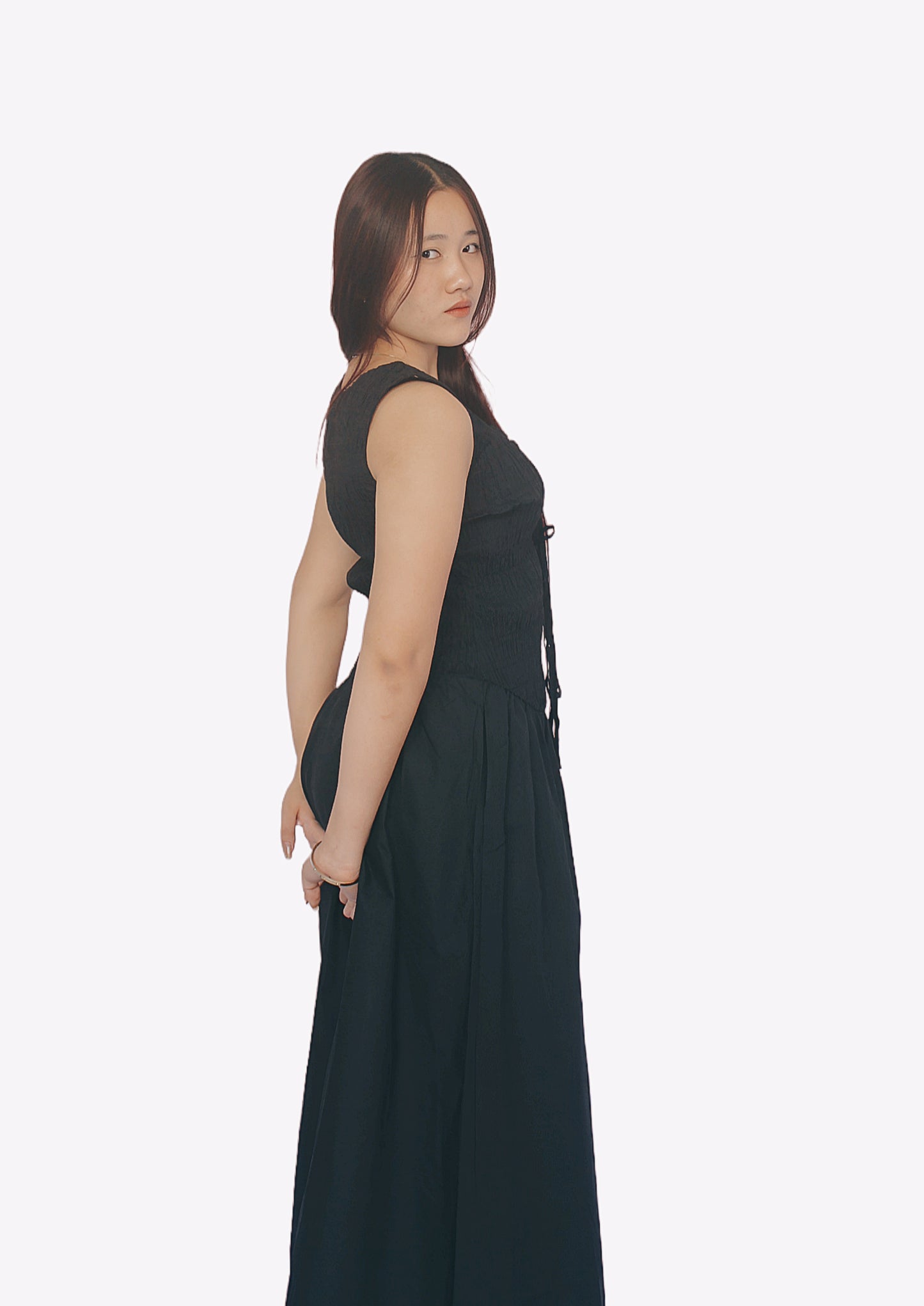 Waist Maxi Dress