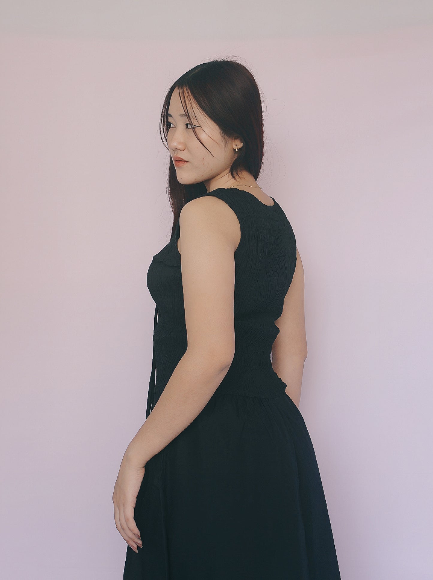 Waist Maxi Dress