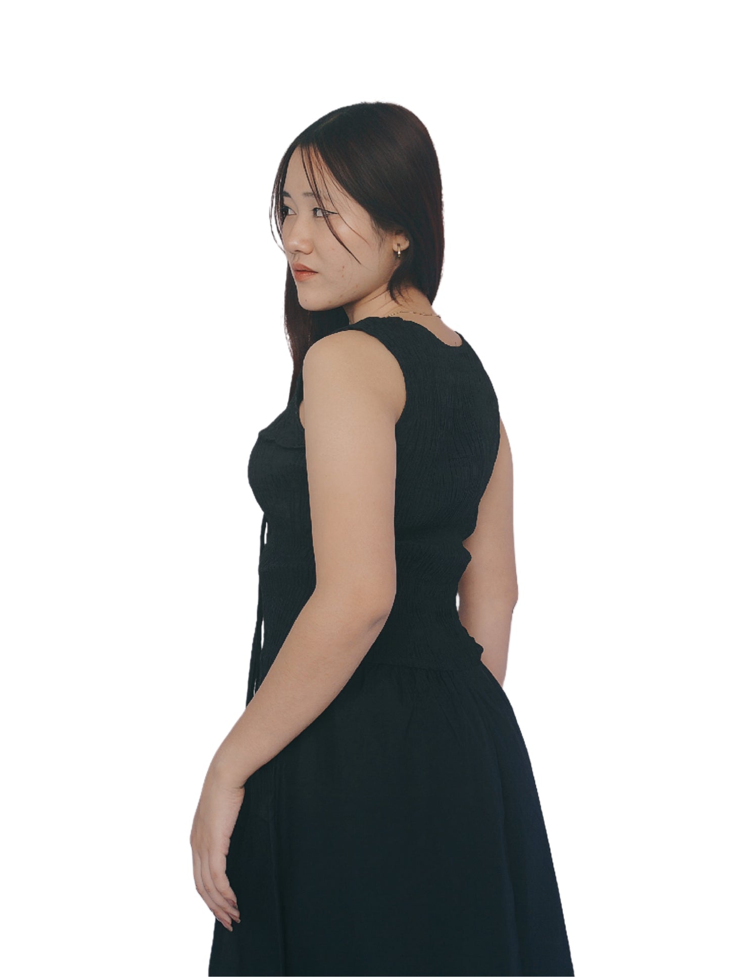 Waist Maxi Dress