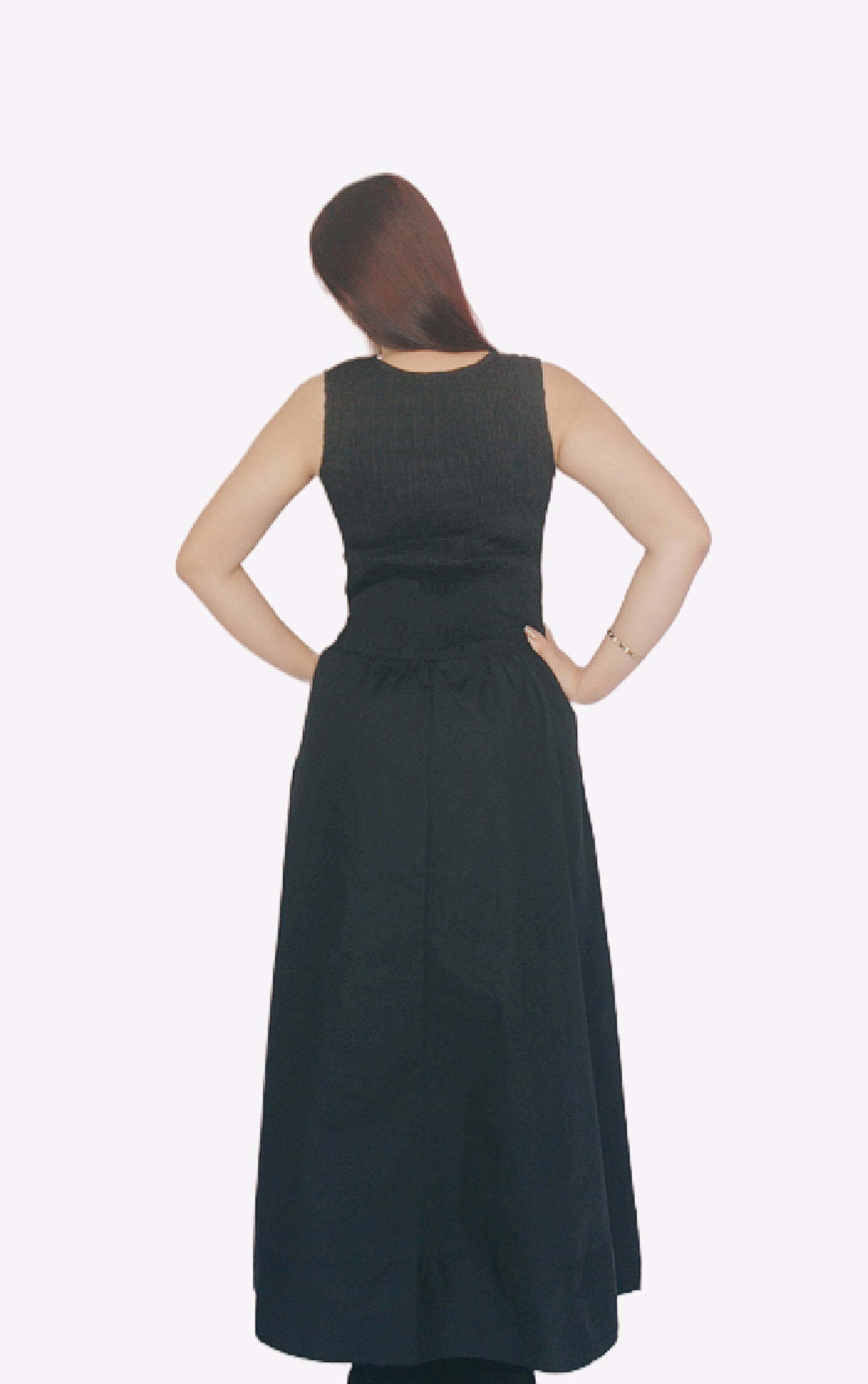 Waist Maxi Dress