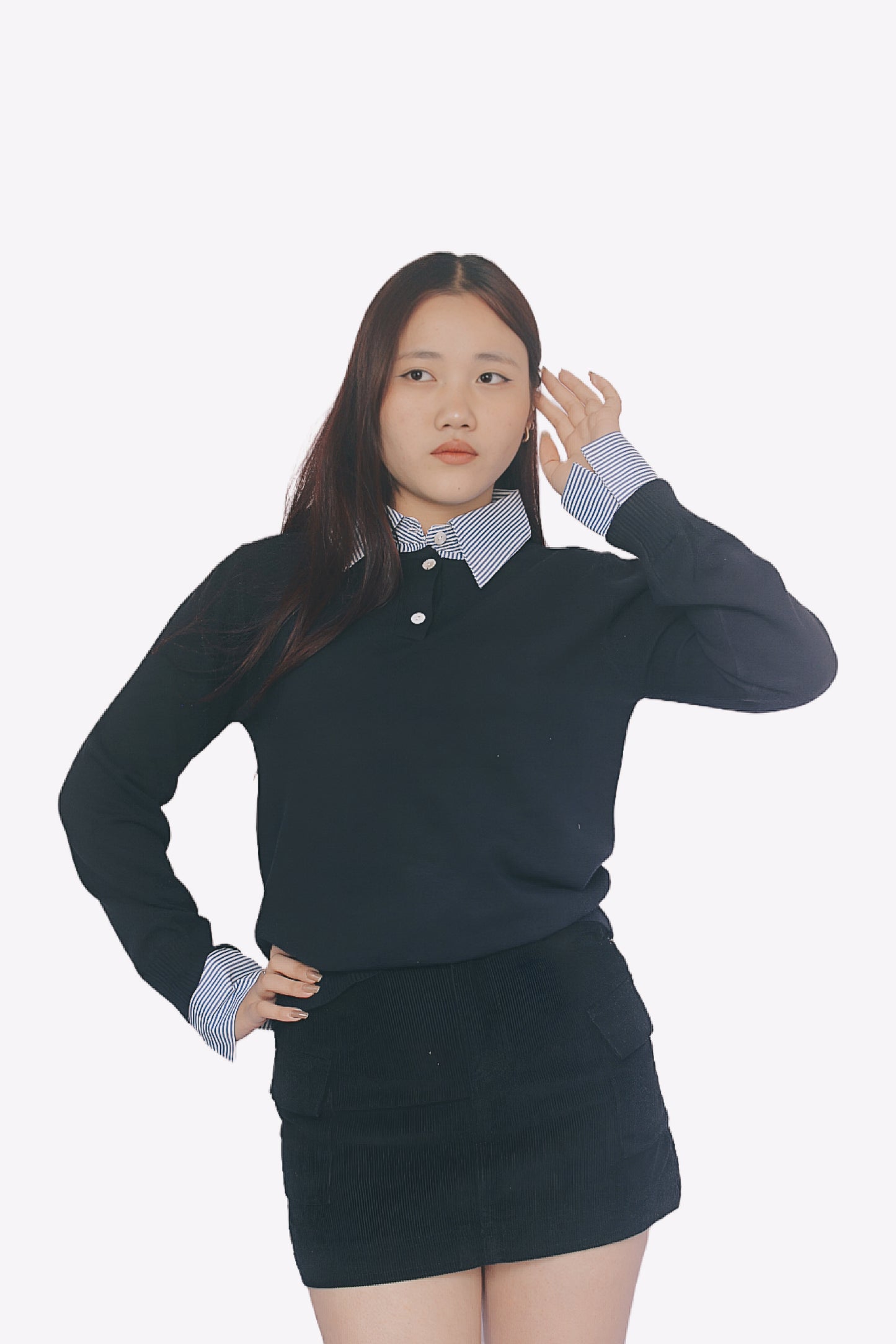 Long Sleeve collared  T-shirt