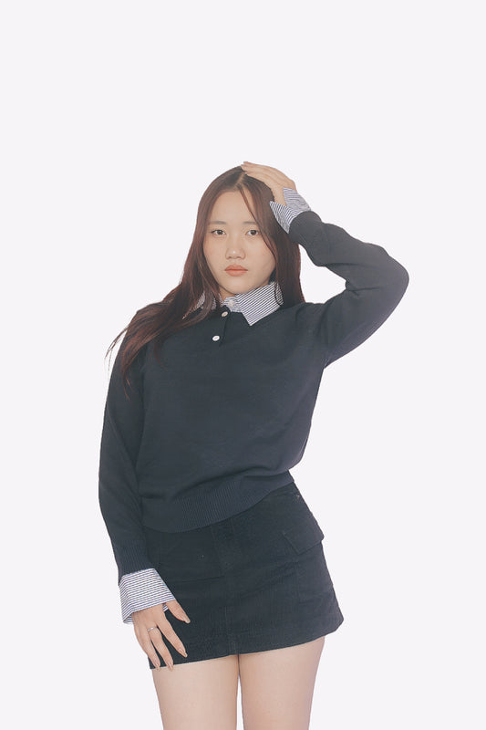 Long Sleeve collared  T-shirt