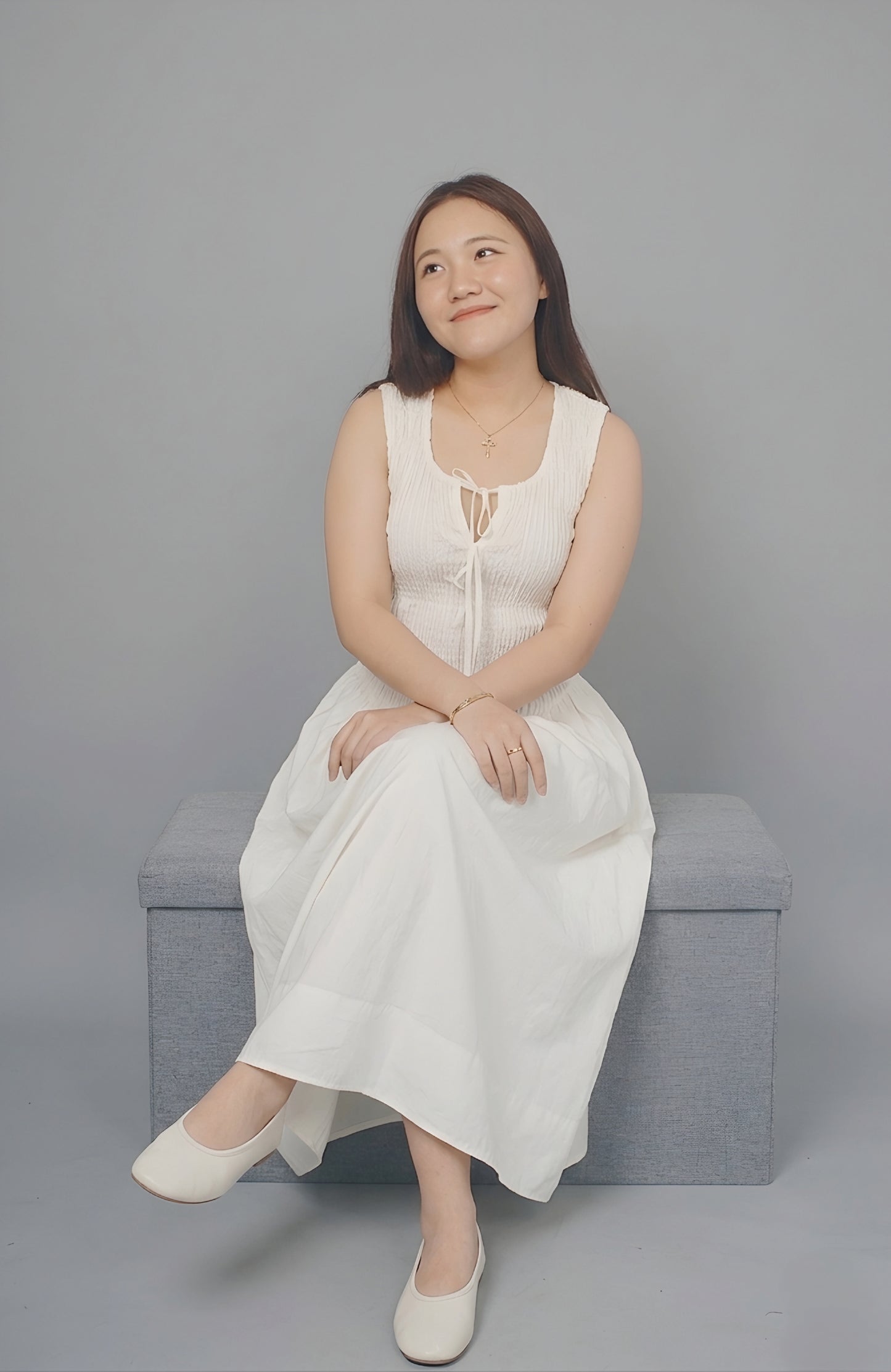 Waist Maxi Dress