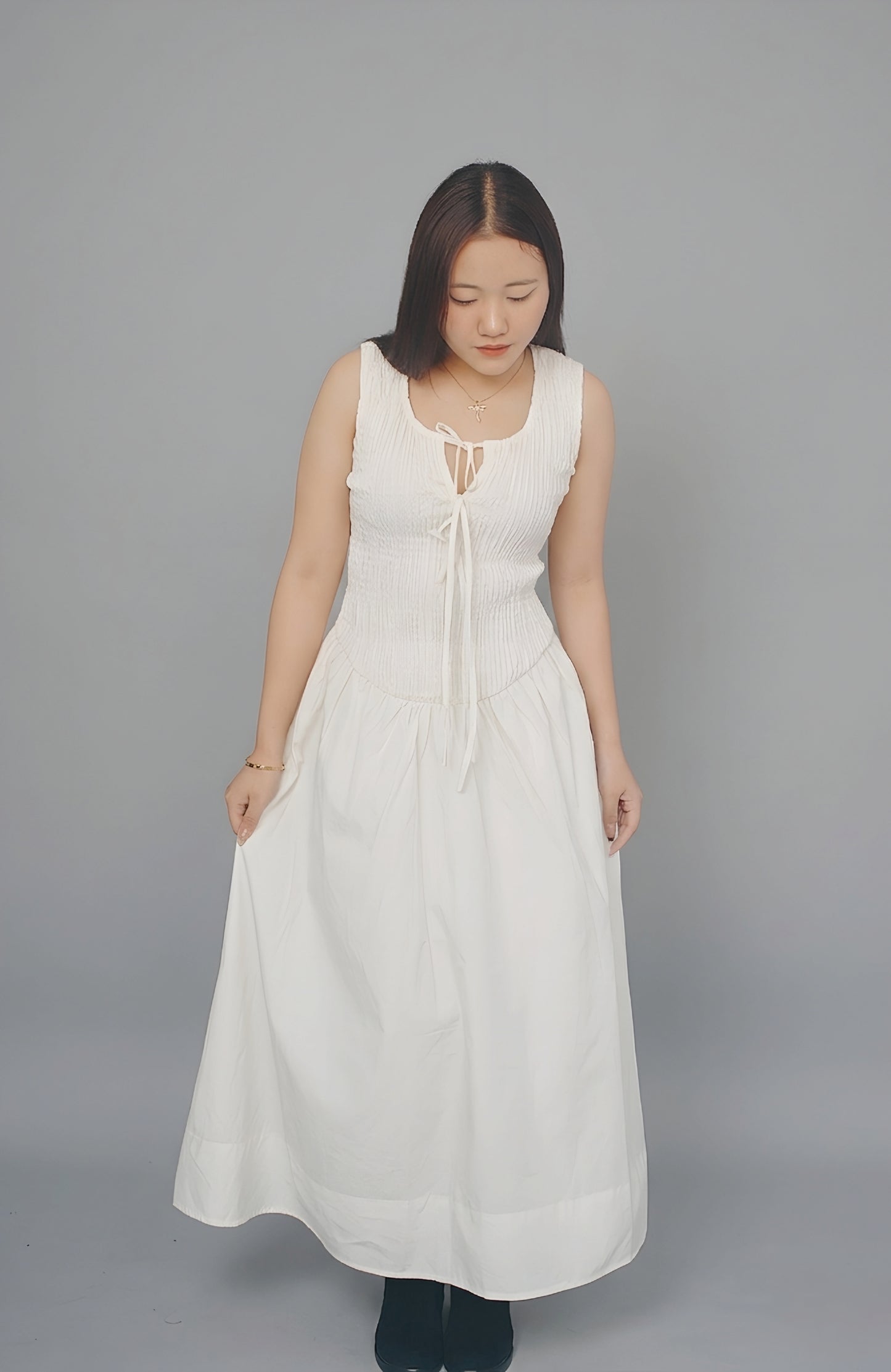 Waist Maxi Dress